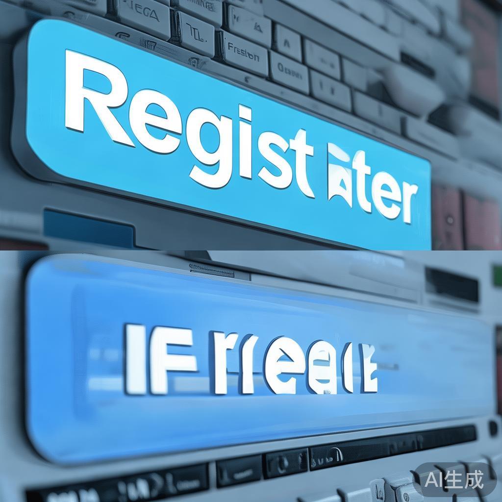 进入首页后，页面通常会非常醒目地显示“注册”或“免