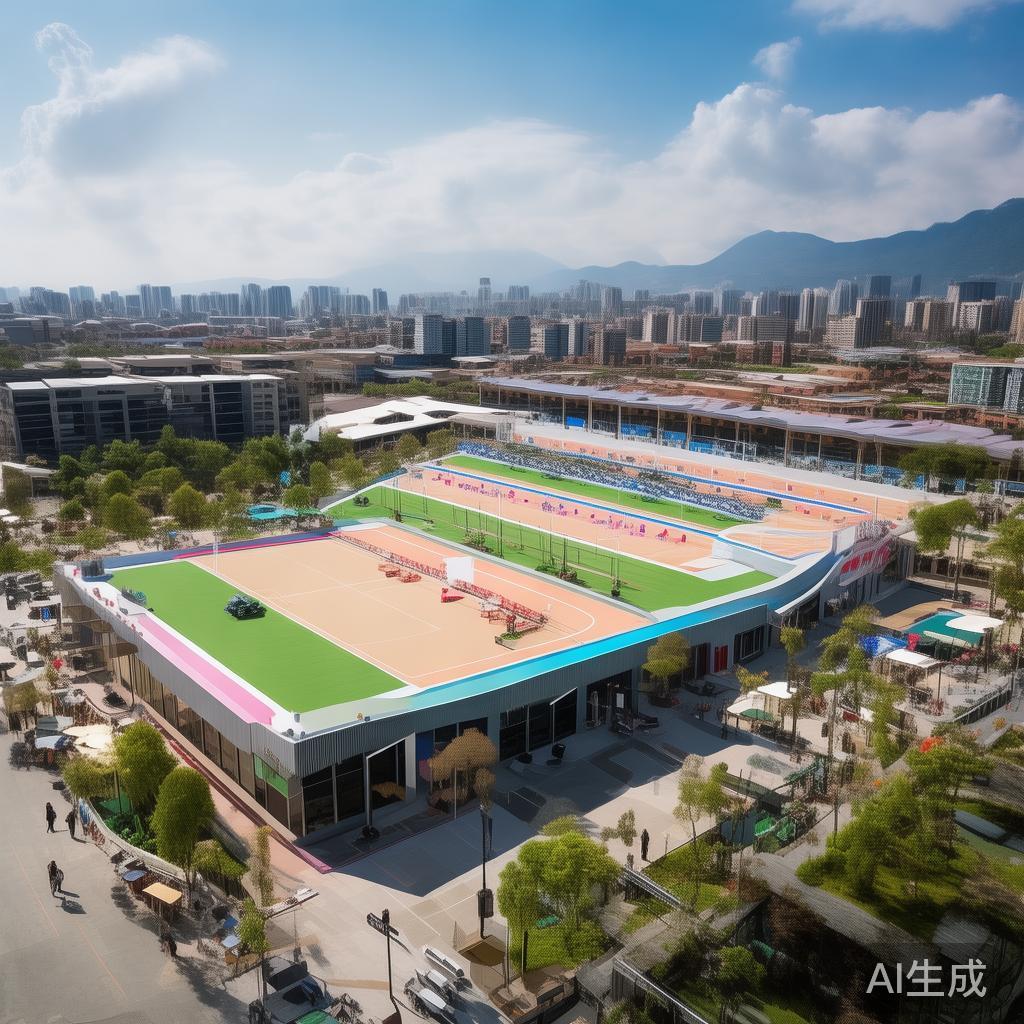 除了交通便利，顶盛体育场馆的周边环境也提供了多样化